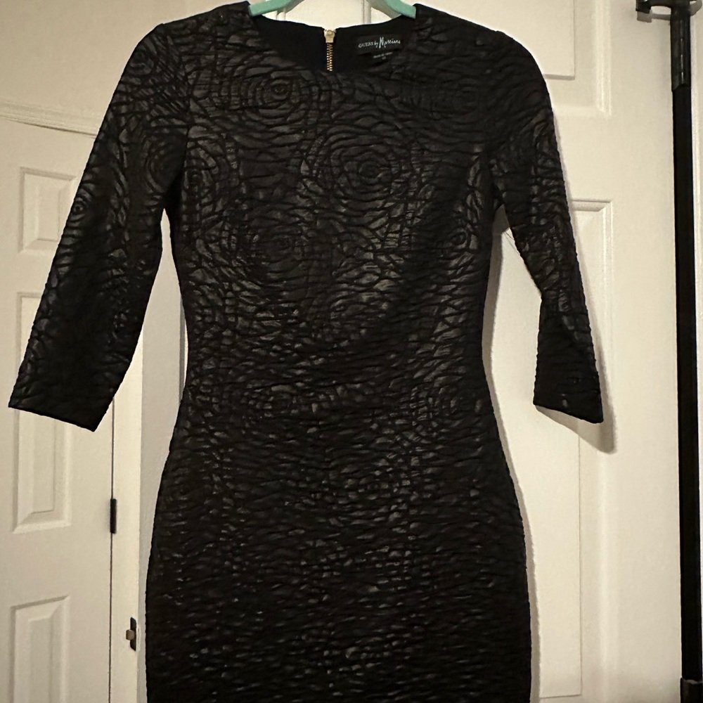 Marciano black mini dress